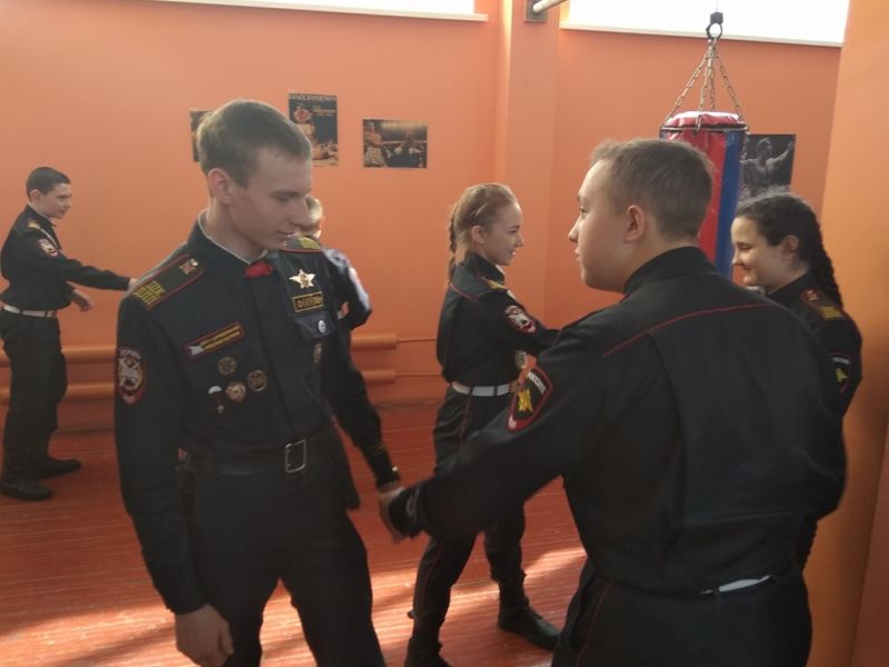 Мастер-класс в школе Полицейской подготовки 14.03.2018